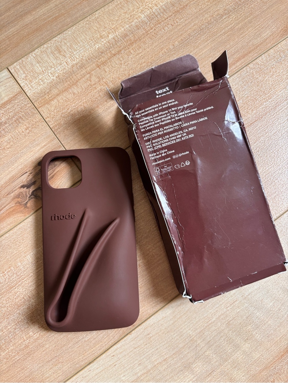 Rhode Lip Case Espresso iPhone13 Phone Case